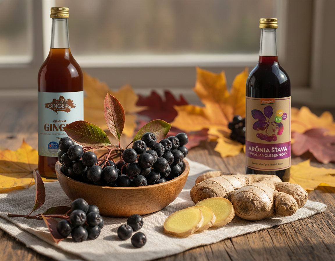 Jesenná podpora imunity  s aróniou a zázvorom